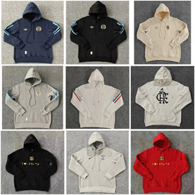 Adidas NIKE FC Barcelona Hoodie Moon Phase Print Drawstring Hood - 4448