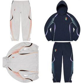 Supreme Week 11 x Umbro collaboration hooded track suit-4853