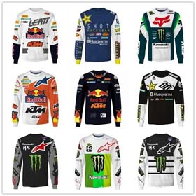 Motocross & Racing  Suprem New outdoor off-road mountain bike Red Bull downhill racing suit sweatshirt-2535